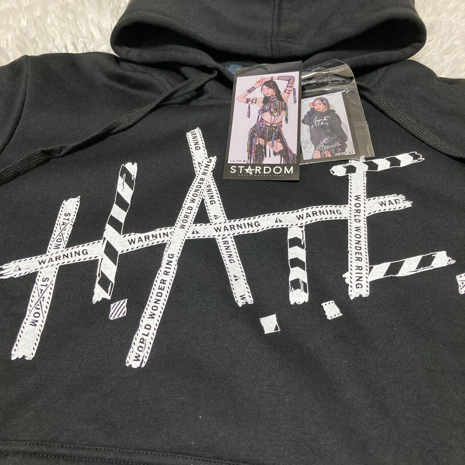 スターダム STARDAM 女子プロレス 上谷沙耶 HATE パーカー - メルカリ