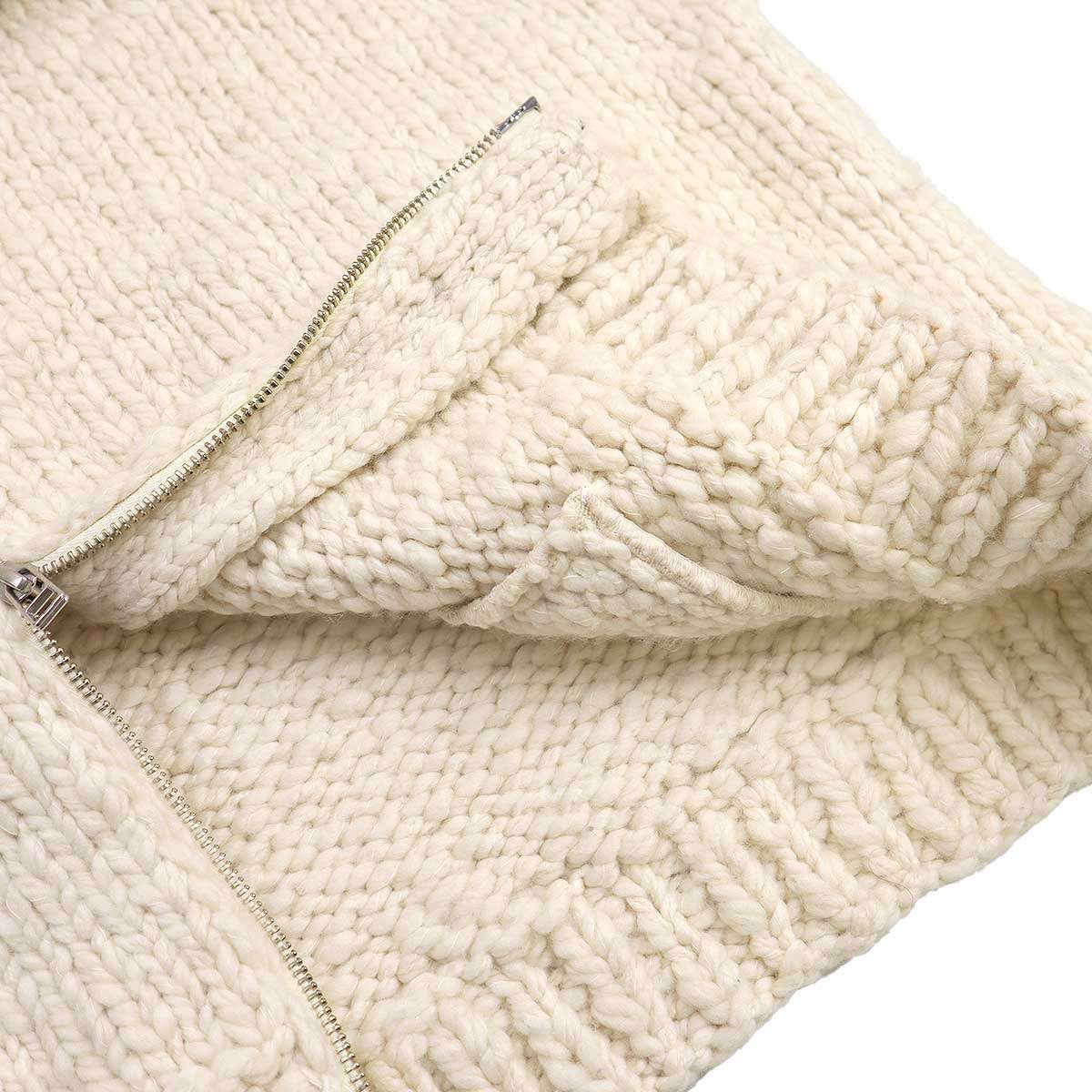 OLD JOE オールドジョー 24AW BOTTLE-NECK HAND COWCHAIN SWEATER