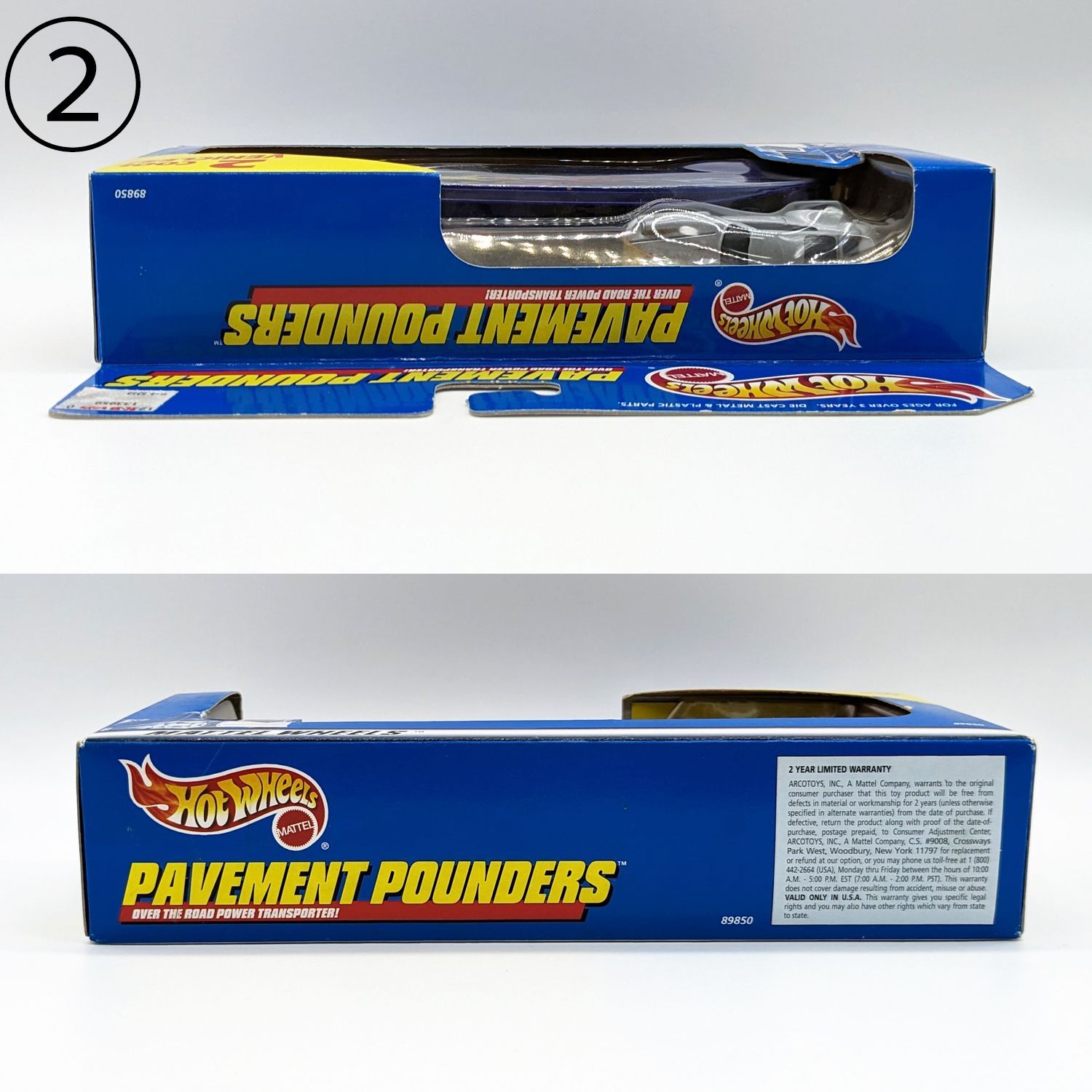 ホットウィール ペイヴメント・パウンダー 89850-93と89850の2個セット
