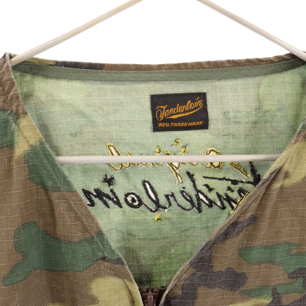 TENDERLOIN (テンダーロイン) 20SS ZIP UP WORK JACKET CAMO ジップ