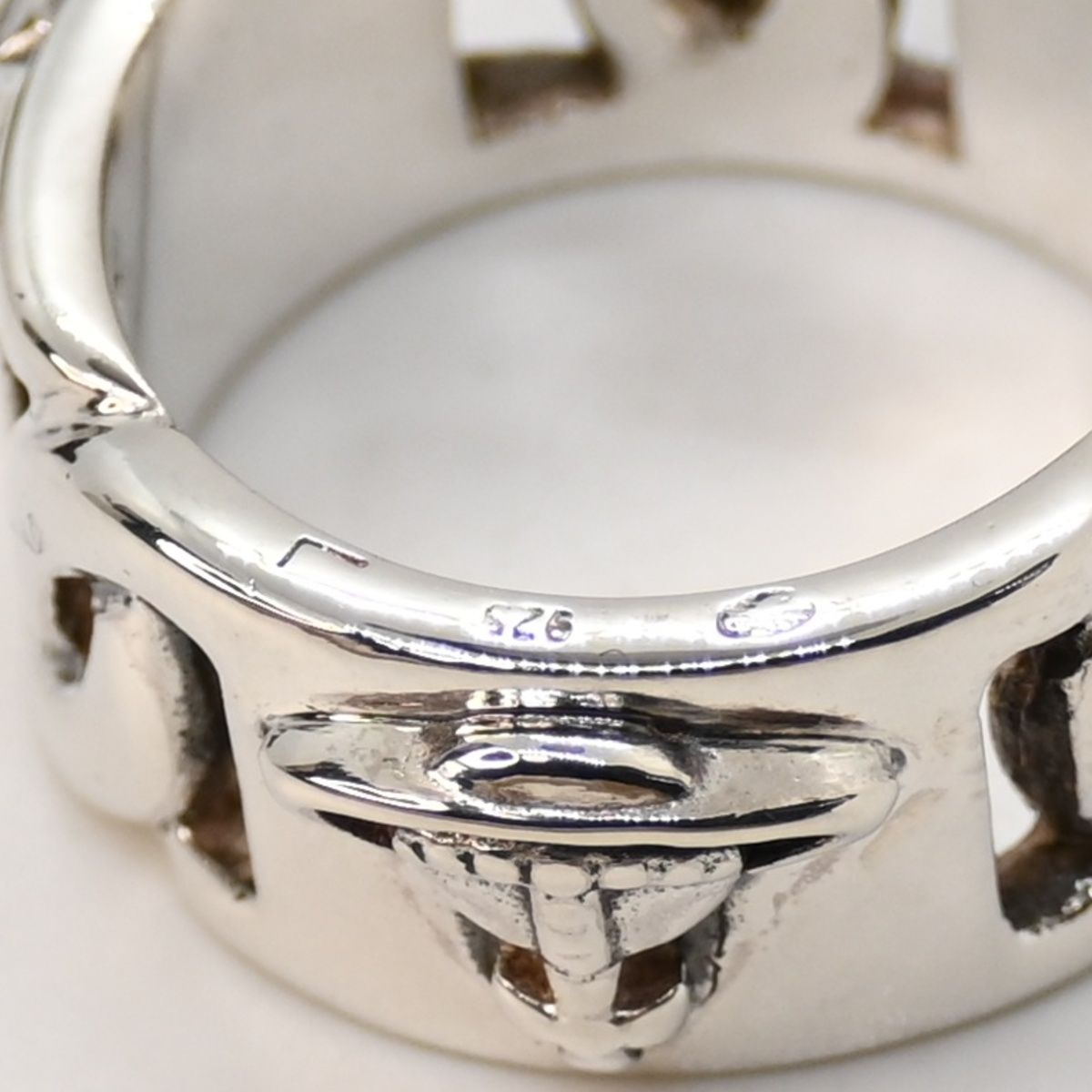 研磨済】Vivienne Westwood シルバー925 リング 16号 Lサイズ