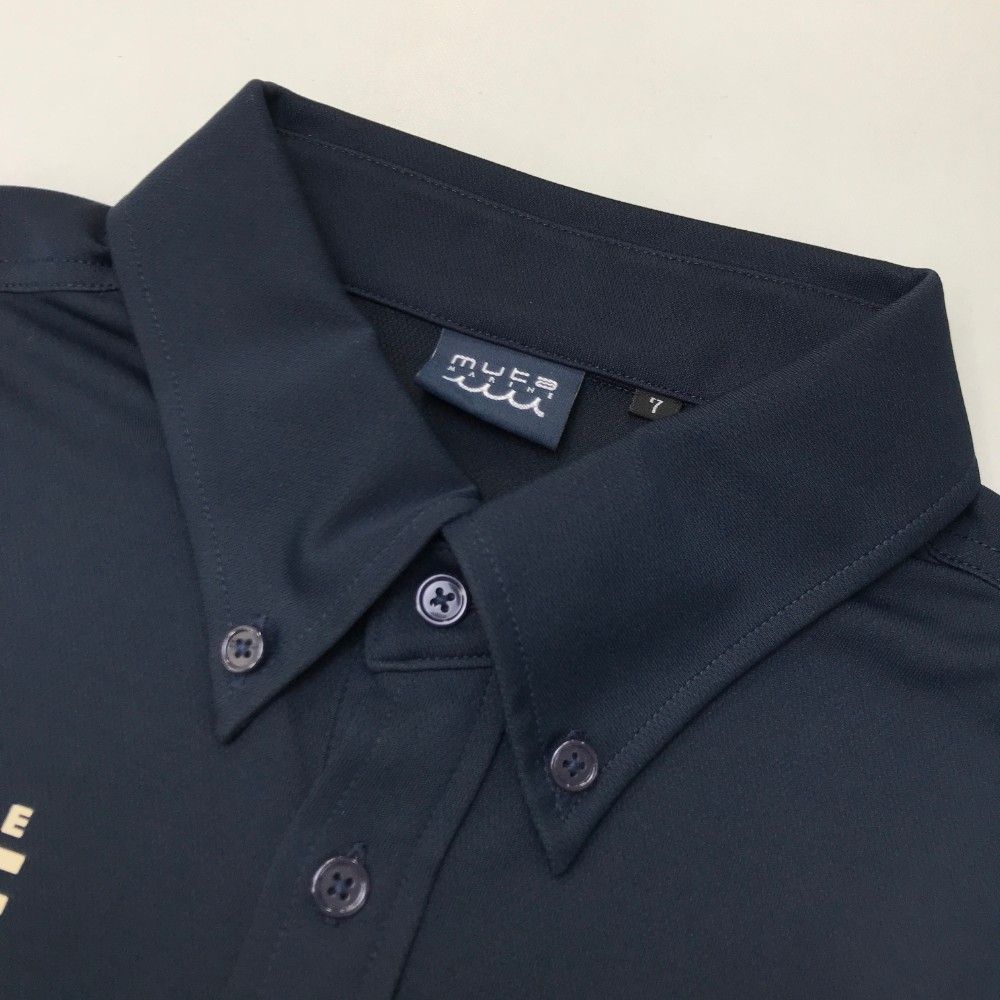 サイズ：7 MUTA MARINE ムータマリン 半袖ポロシャツ ネイビー系