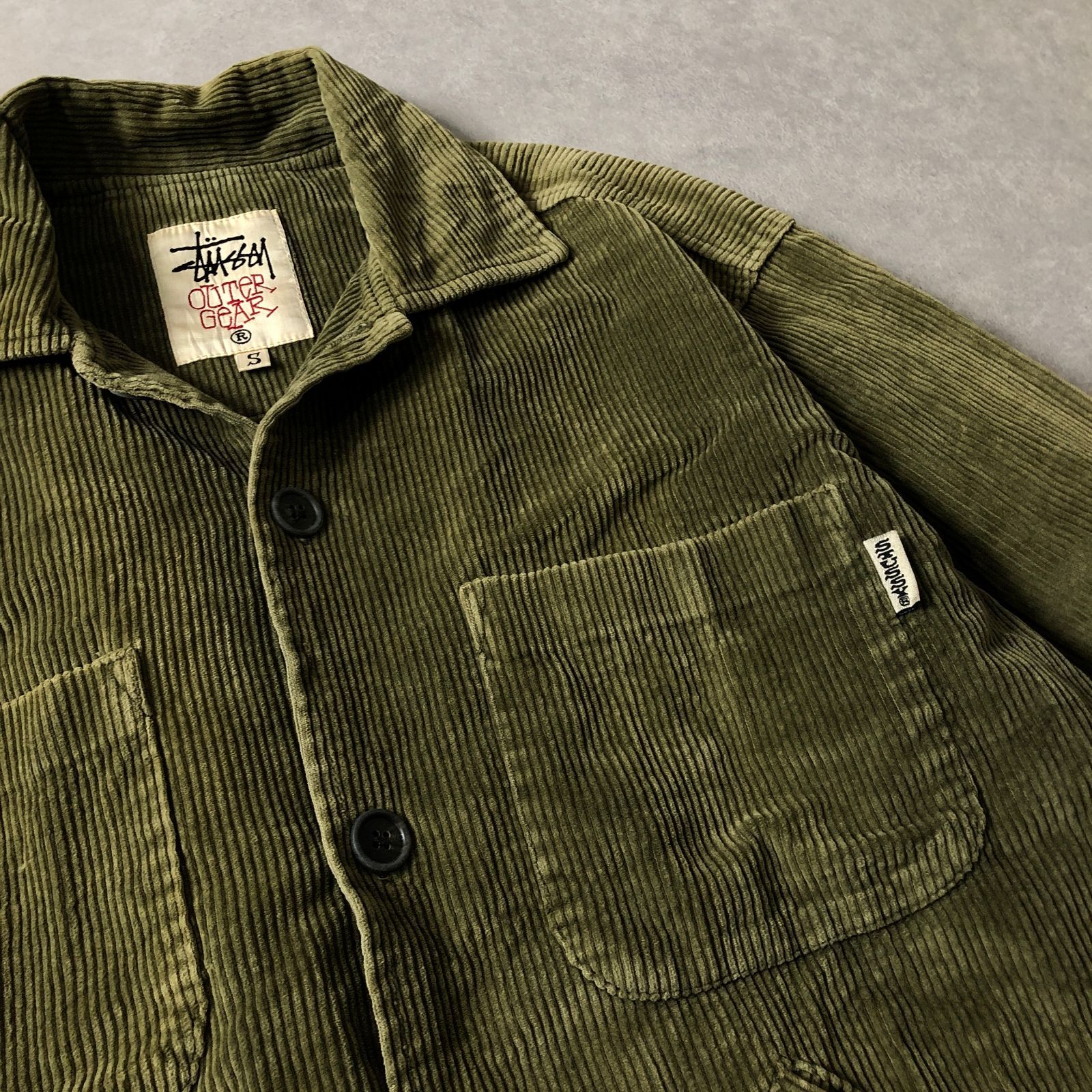 90's vintage OLD STUSSY OUTER GEAR ジャンボコーデュロイ