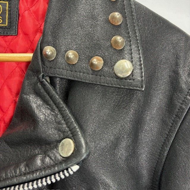 HORN WORKS ダブルライダース 鋲ジャン スタッズ レザージャケット