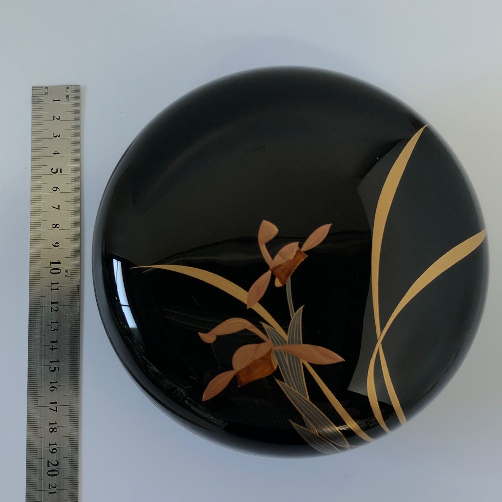 漆芸 漆器 菓子入 小物入れ 黒 菓子器 黒塗沈金 黒塗 お菓子入れ 菓子