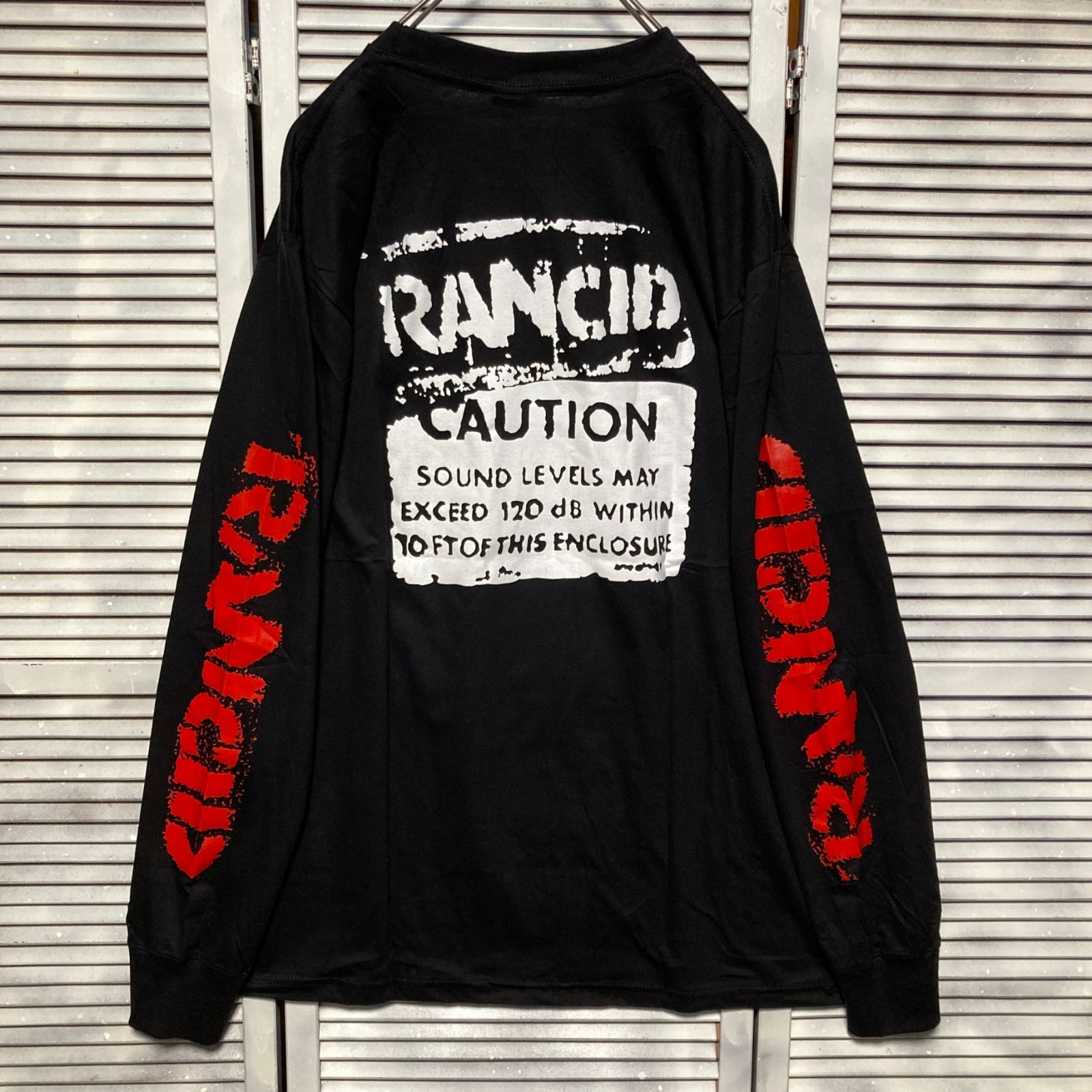 RANCID ランシッド 黒 長袖 Tシャツ ロンT バンド ロングスリーブ