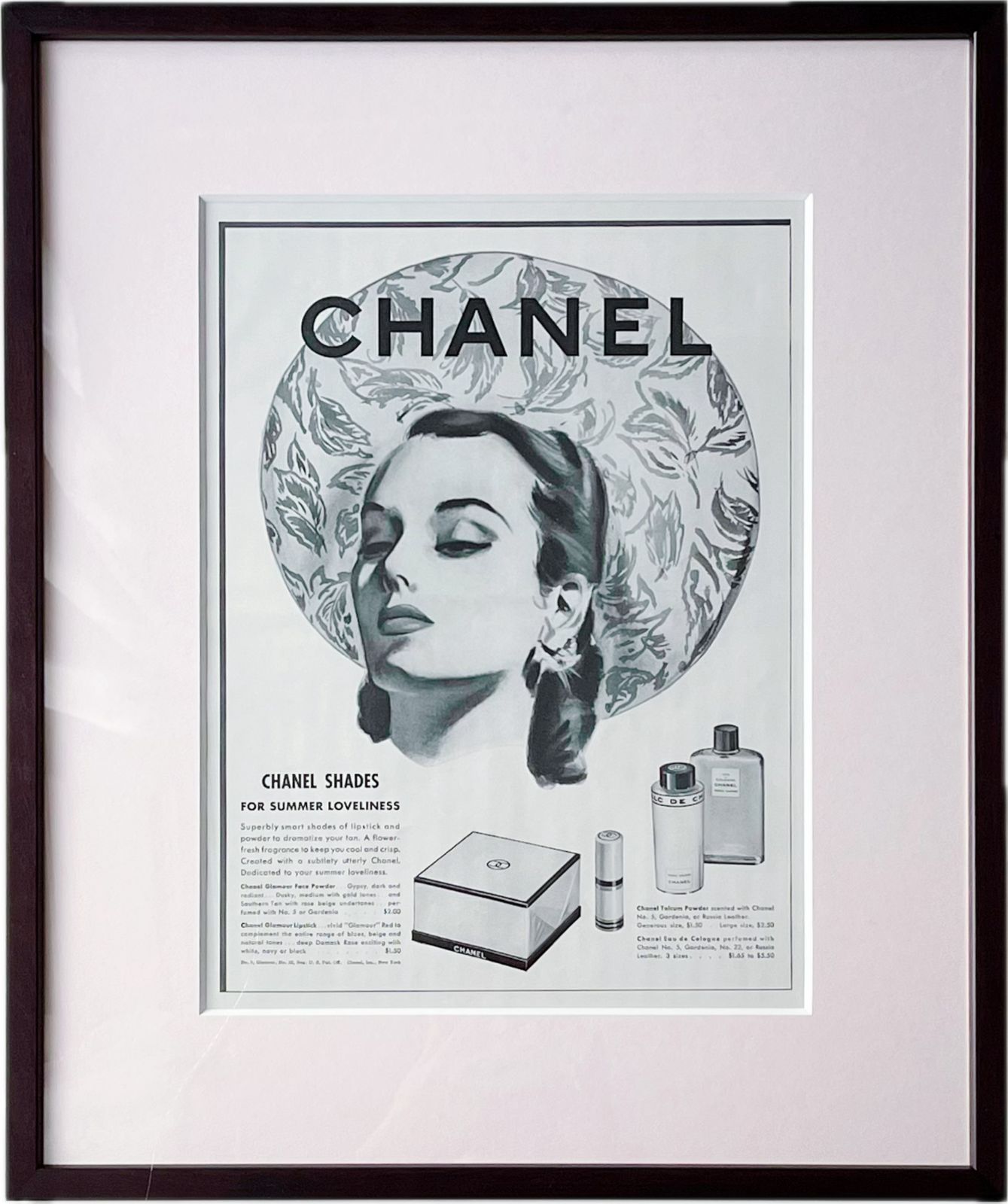 1941＞ CHANEL シャネル アドバタイジング ポスター ヴィンテージ