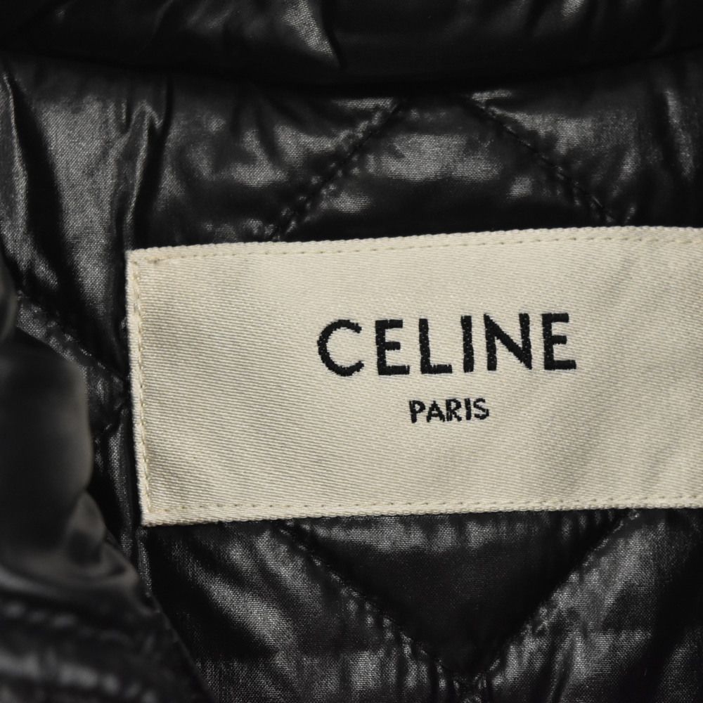 CELINE (セリーヌ) 21AW キルティング フランネルシャツ フーデッド