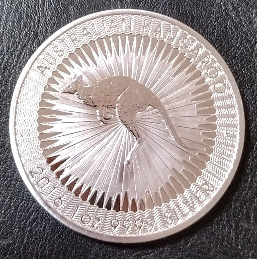 G495 オーストラリア カンガルー シルバー コイン 2016年 参考品