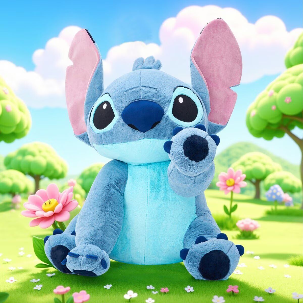 大きなスティッチのぬいぐるみ 約80cm 特大スティッチぬいぐるみ
