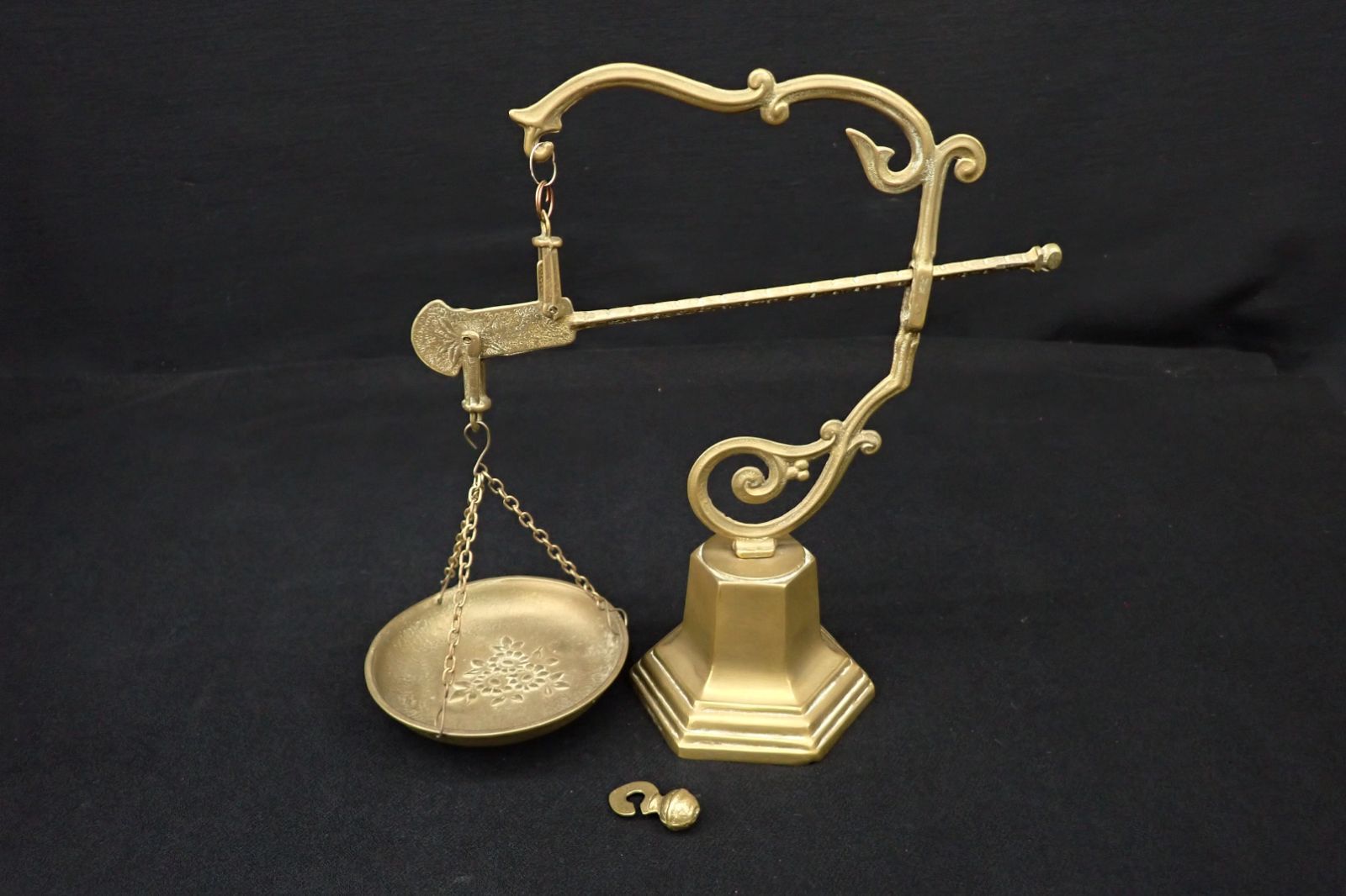 ◇雑貨35 フランスアンティーク 真鍮製 天秤 はかり◇ヴィンテージ