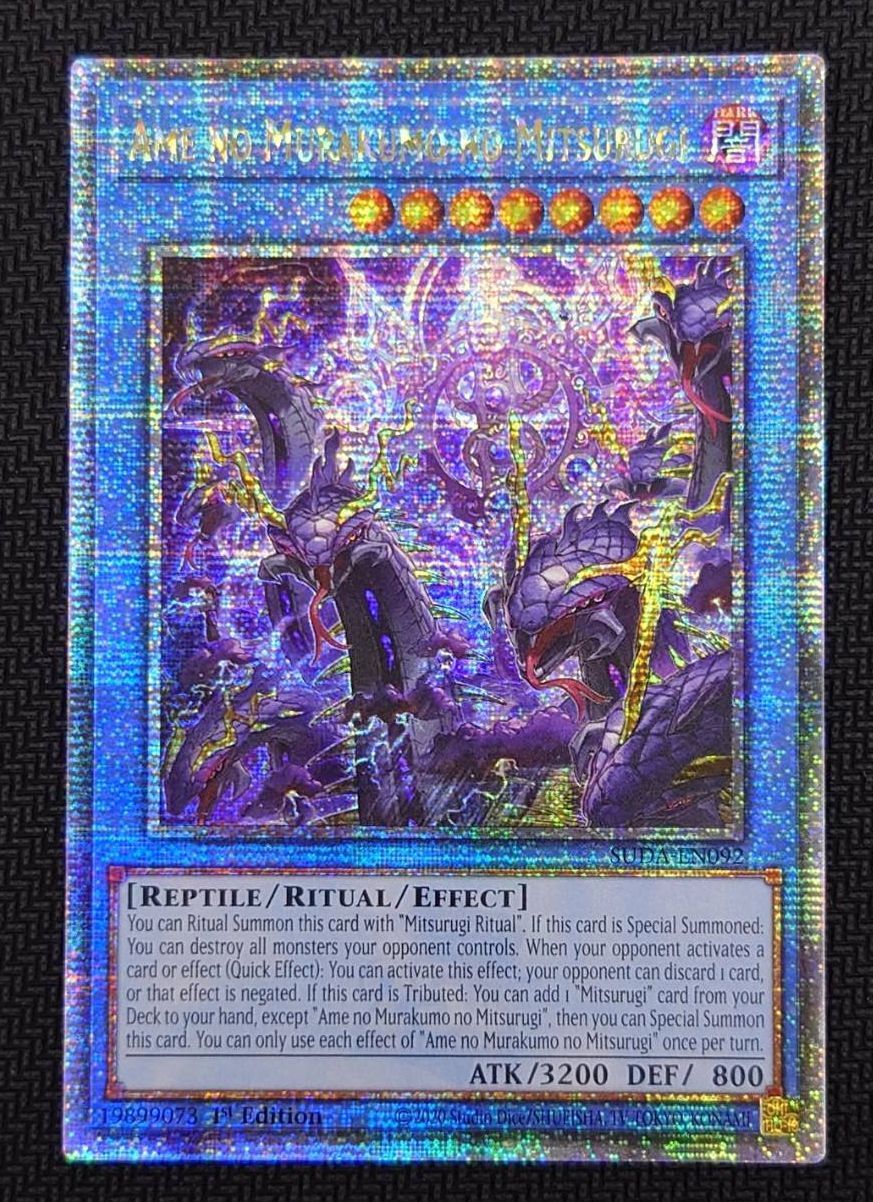 遊戯王 英語 北米版 Ame no Murakumo no Mitsurugi 25thシークレット