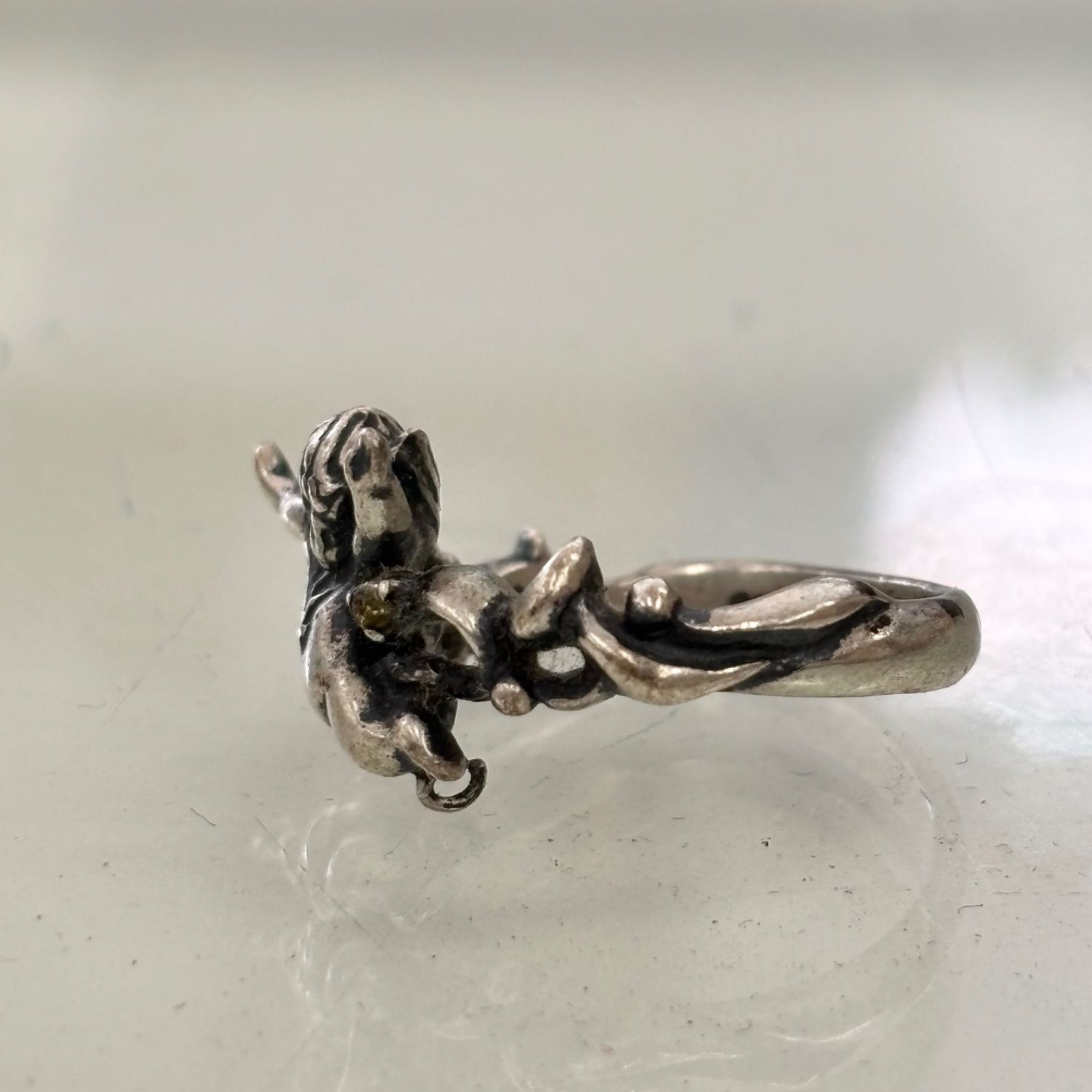 ジャンポールゴルチエ シルバーリング ピンキーリング 925S 天使