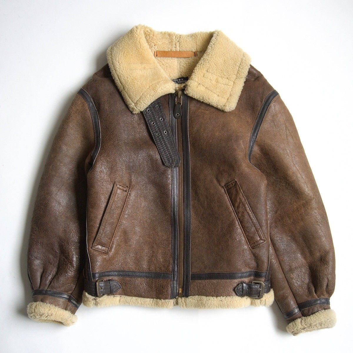 雰囲気抜群】AVIREX【B-3 ムートンボンバージャケット】36