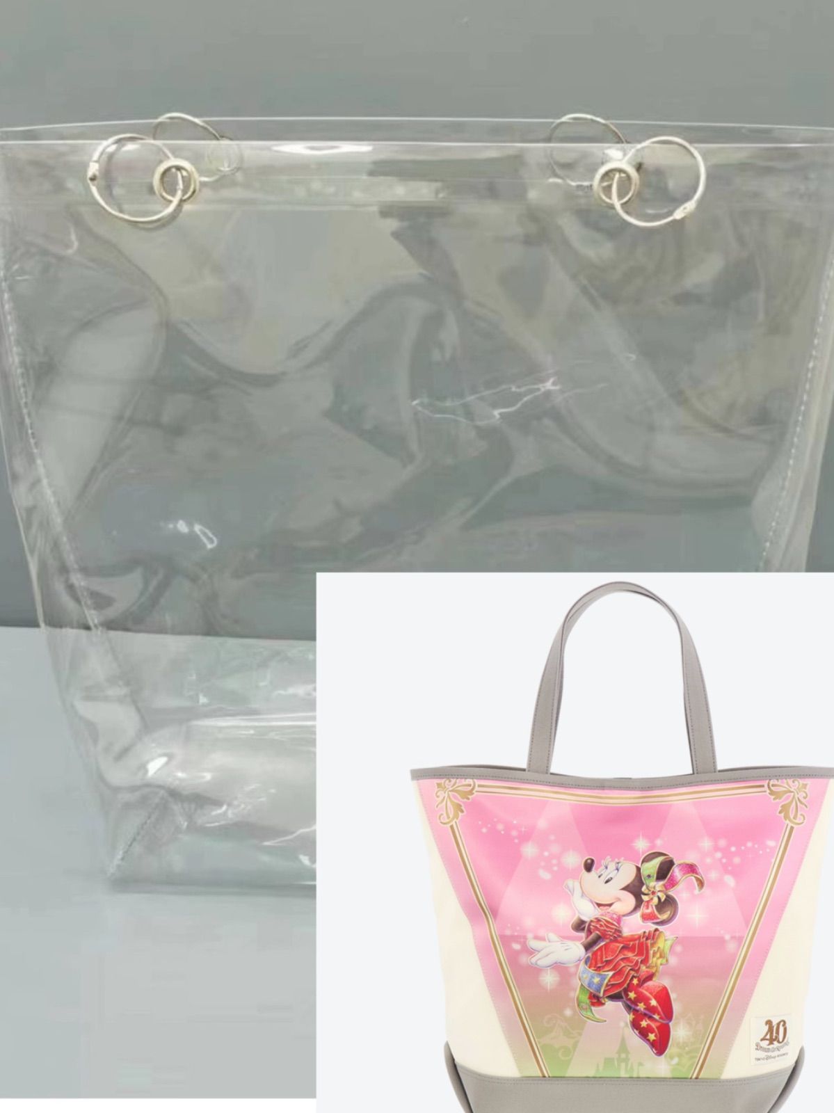 ディズニー 40周年 ガーランド 小サイズ トートバッグのPVCカバー