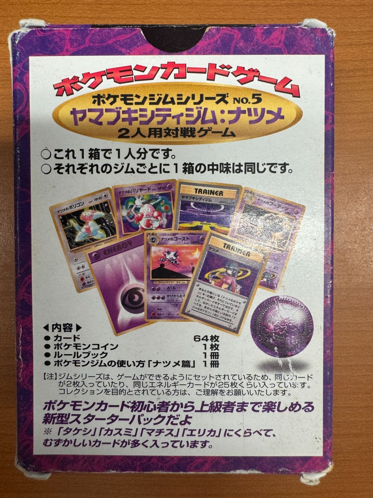 貴重】ヤマブキシティジム：ナツメ ポケモンジムシリーズ No 5