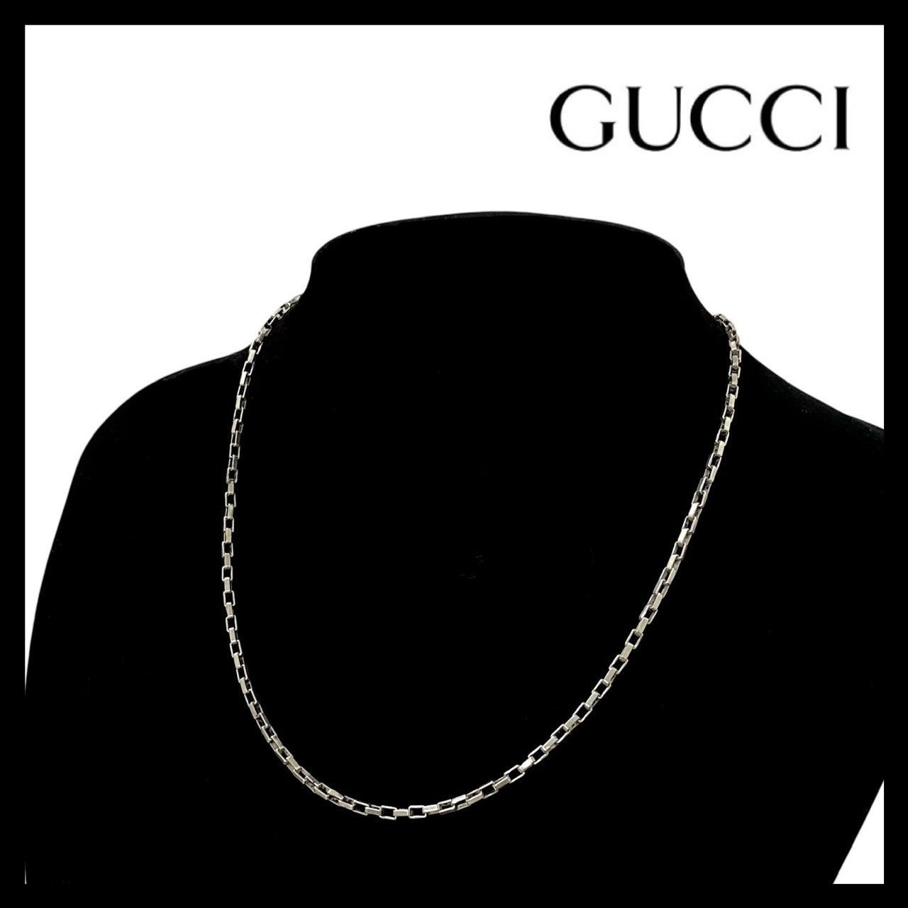GUCCI】ベネチアンチェーン ネックレス SV925 SILVER/シルバー 総重量