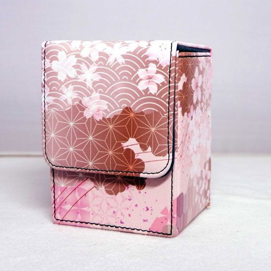 PUレザーデッキケース【和柄ピンク】 - メルカリ