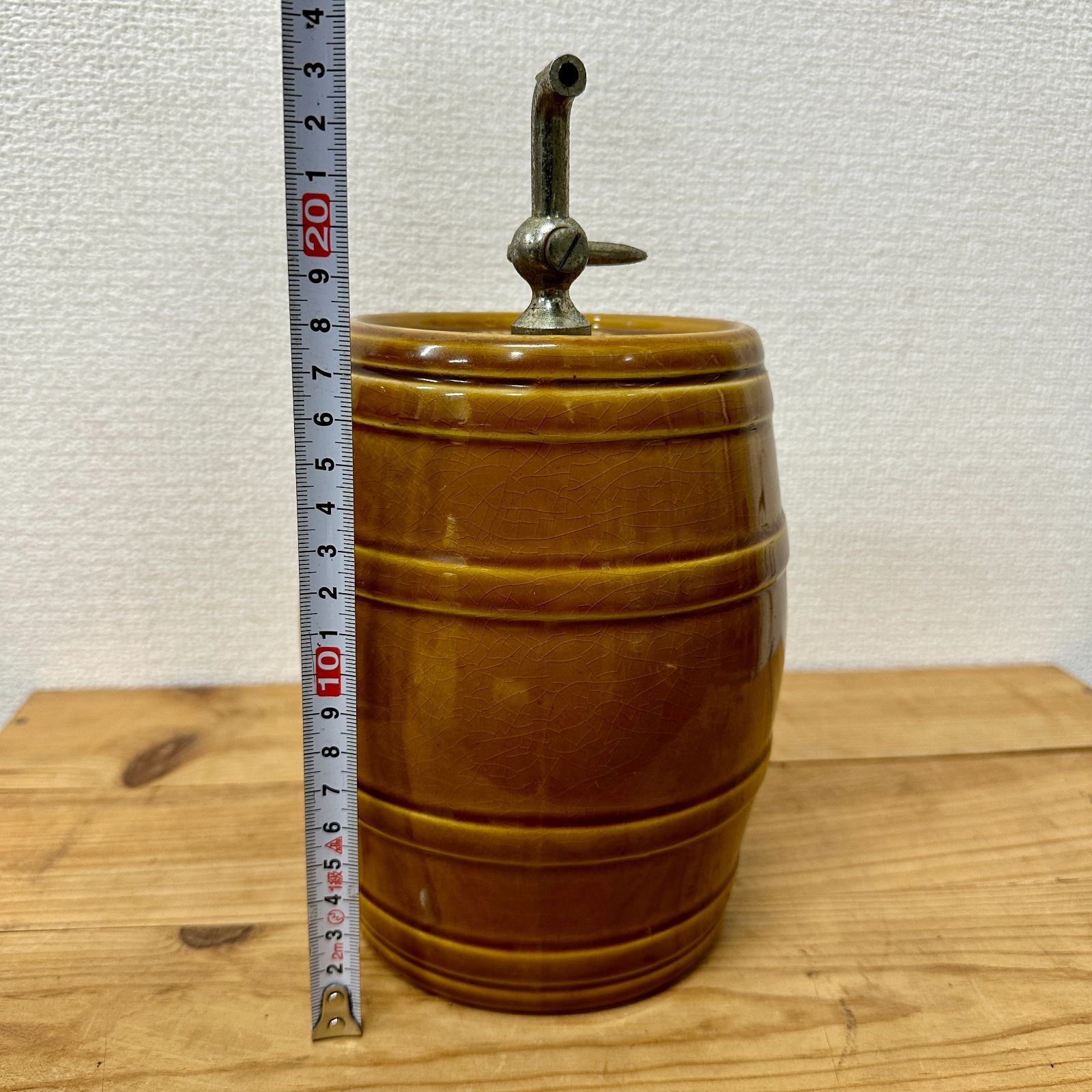 SUNTORY サントリー ウイスキー 壽屋 ミニ樽 サーバー型置物 陶器