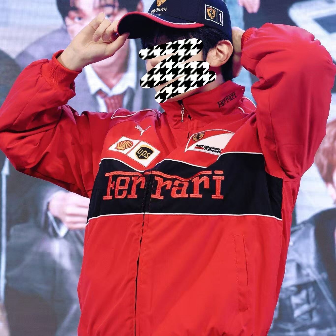 新品未使用】Ferrari フェラーリ F1 レーシングジャケット ブルゾン