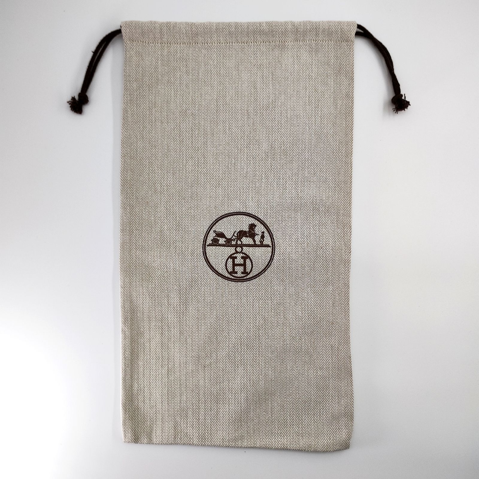 エルメス 巾着袋 保管袋 袋のみ 在庫アリ 布 ヘリンボーン柄 - メルカリ