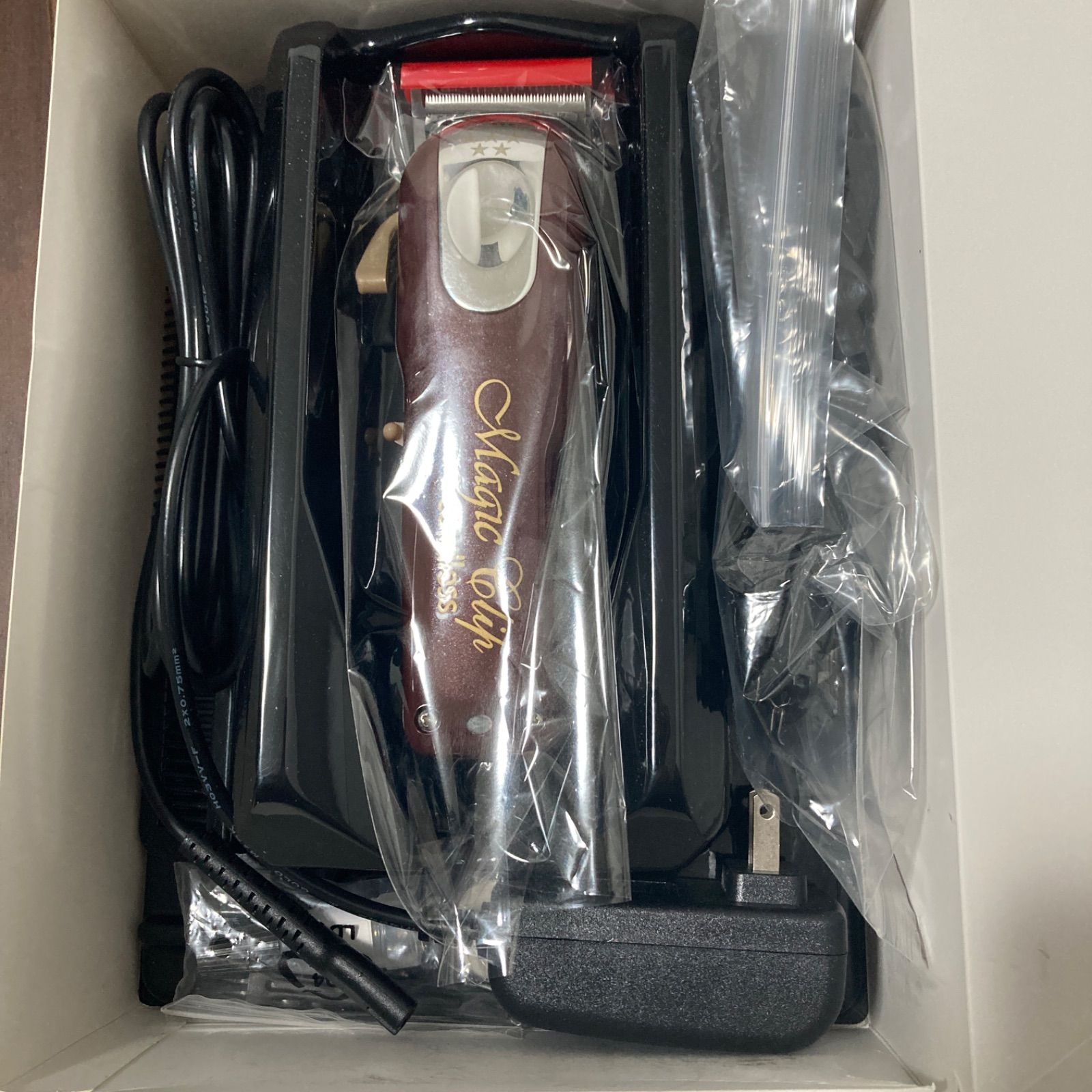 wahlバリカン 新品未使用 コードレスバリカン マジッククリップ 赤