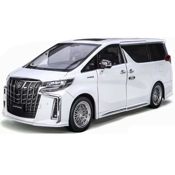 1/18 ALPHARD 2023 30系後期 ホワイト アルファード ディスプレイ