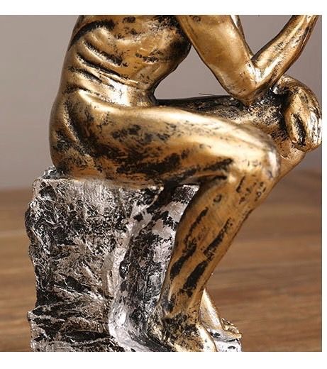 考える人 置物 オブジェ インテリア ヨーロッパ 北欧 アンティーク