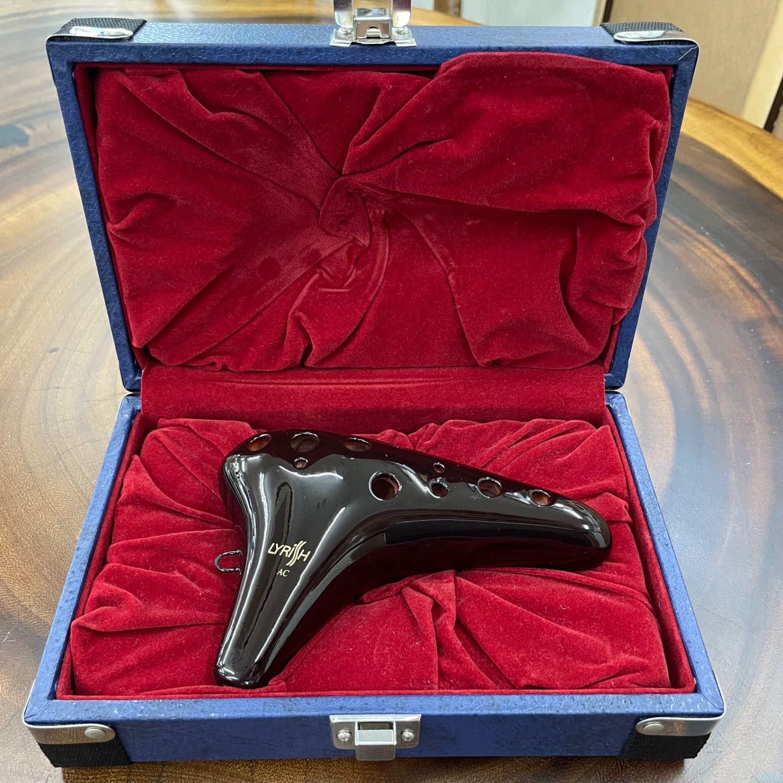 美品 ライリッシュ LYRISH オカリナ AC管 マエストロ 艶あり ケース