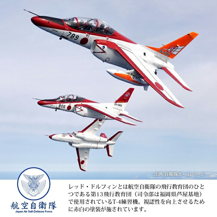 自衛隊 グッズ T-4 レッドドルフィン 中等練習機 プラモデル TOY