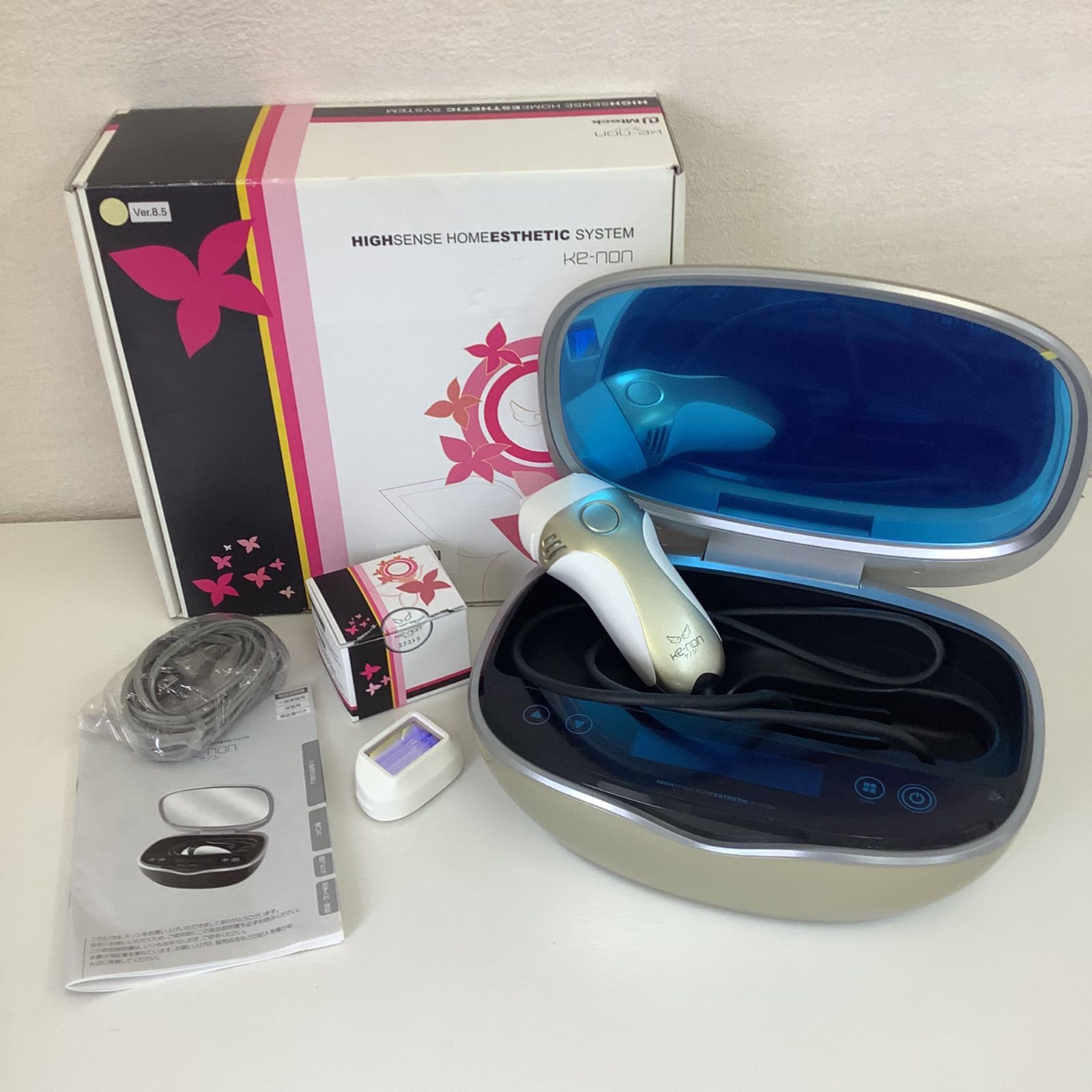KE-NON 脱毛器 ホワイト Ver8.5J ケノン ケノン ke-non脱毛器 ver8.5 ver.