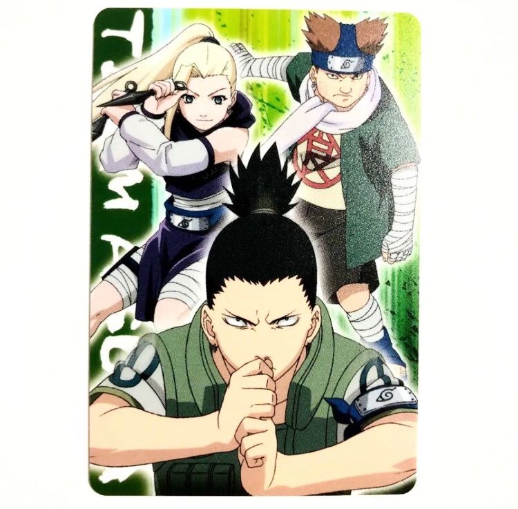 NARUTO 木ノ葉第十班 プラスチックカード グミ 2008年版 第一弾 - メルカリ