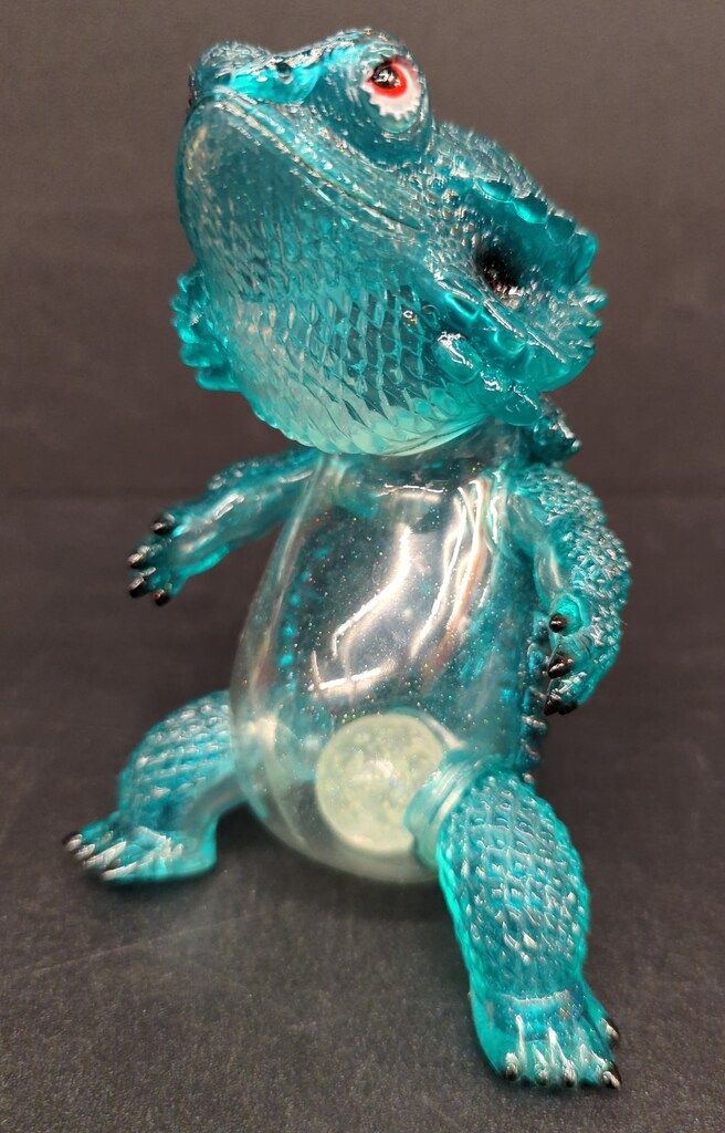 ペインターネット フトアゴン ラムネ クリアラメ成型ブルー塗装 - メルカリ