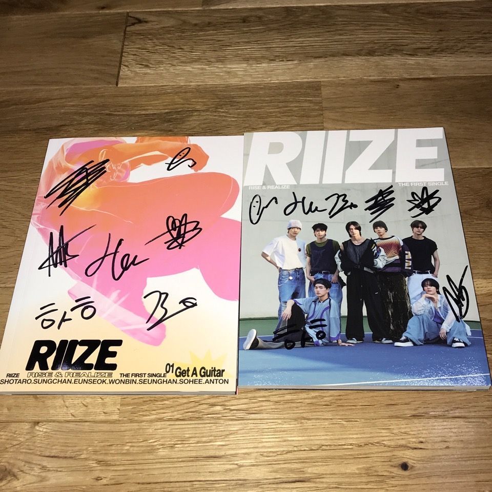 こな様専用RIIZE 直筆サイン｢Get A Guitar｣2種セット - メルカリ