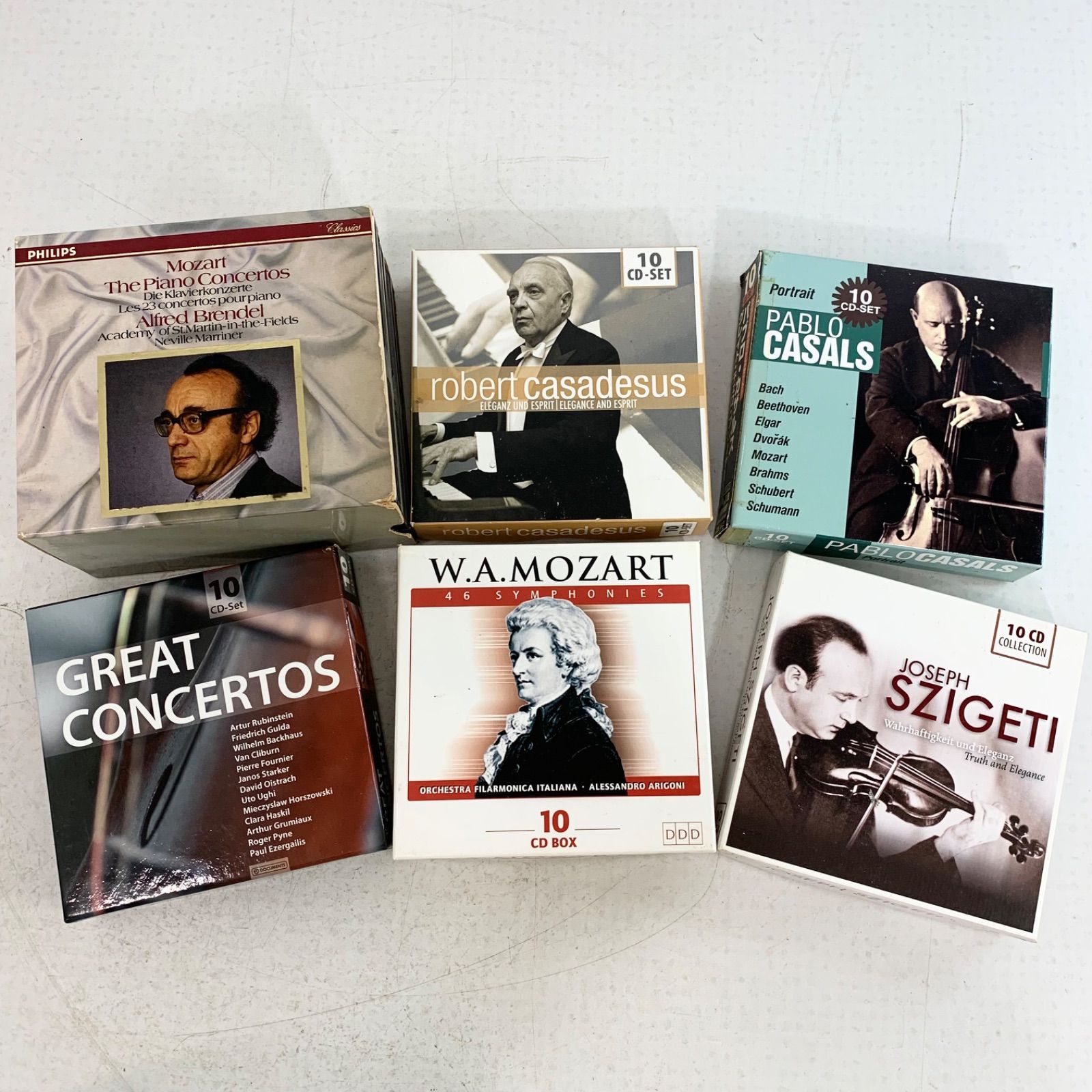 クラシックCD 6個まとめ売り モーツァルト交響曲全集 10枚組CD 全46