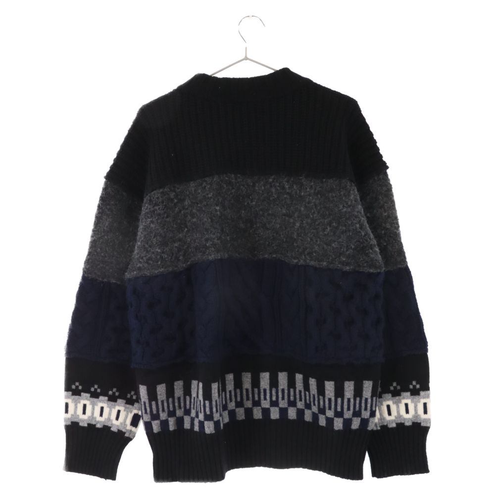 Sacai (サカイ) 21AW Wool Knit Pullover ウールニットプルオーバー