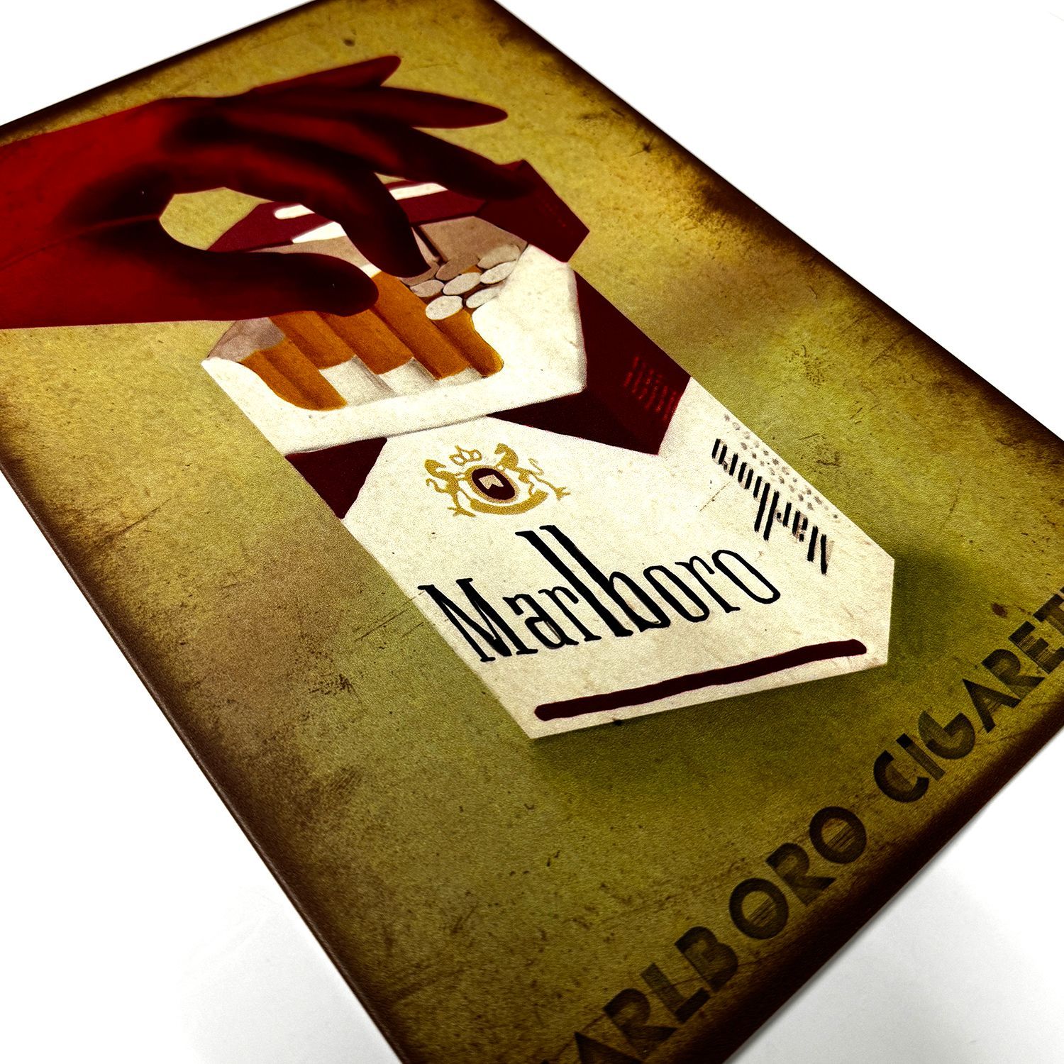 マルボロ アメリカン雑貨 タバコ シガレット ブリキ看板 アメリカン