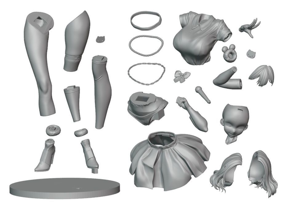 勝利の女神：NIKKE 正規ガレージキット アニス(アイドルver.) 1/7