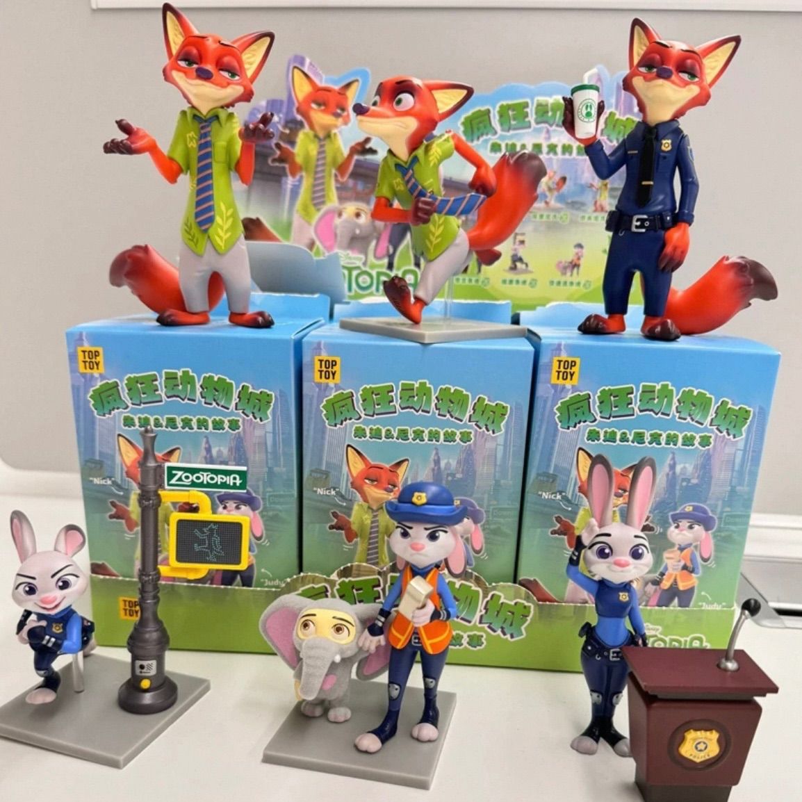 被りなし6種セット 海外 限定 ディズニー ズートピア TOPTOY 第2弾