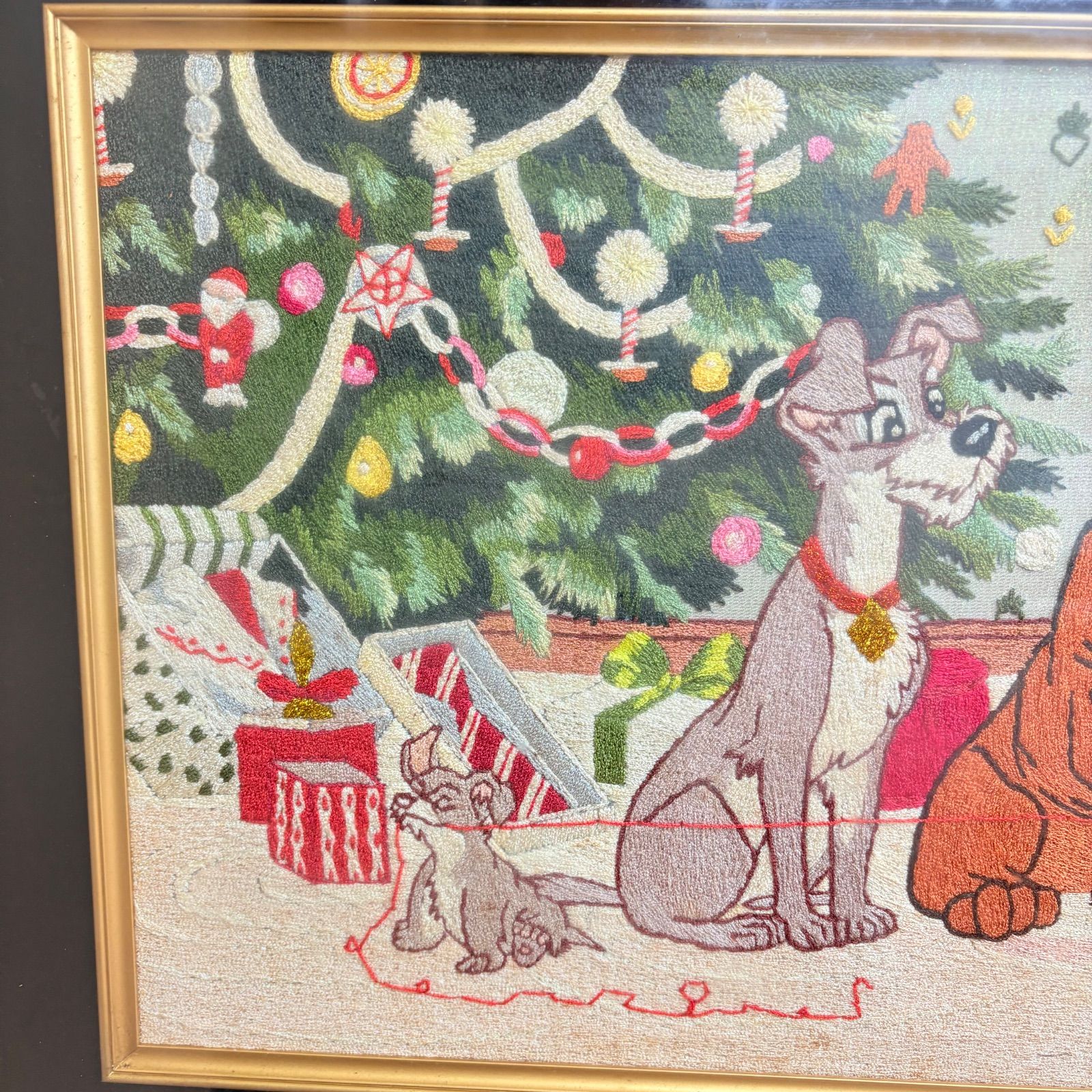 わんわん物語 刺繍 ディズニー Disney ラディ＆トランプ 刺繍アート