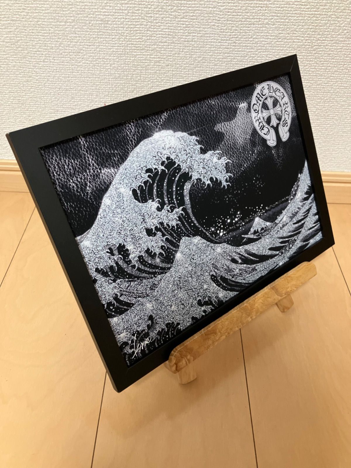 CHROMEHEARTS type☆A4額装済オマージュアートインテリアポスター.#453