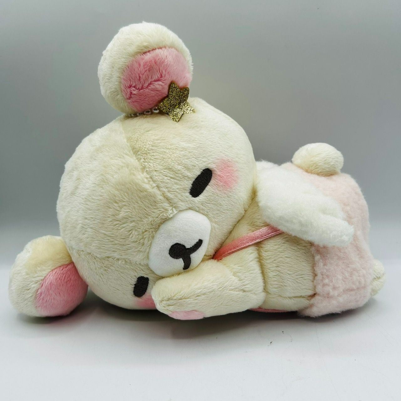 タグ付】 リラックマ すやすや天使の寝顔ぬいぐるみ チャイロイコグマ