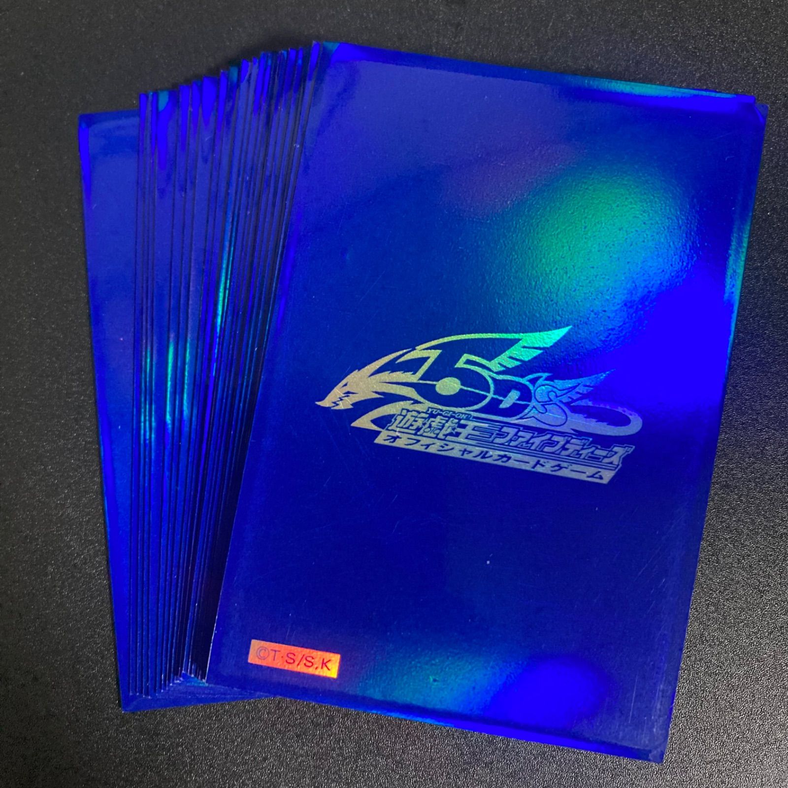 遊 戯 王 5D's スリーブ 青 ファイブディーズ 22枚 - メルカリ