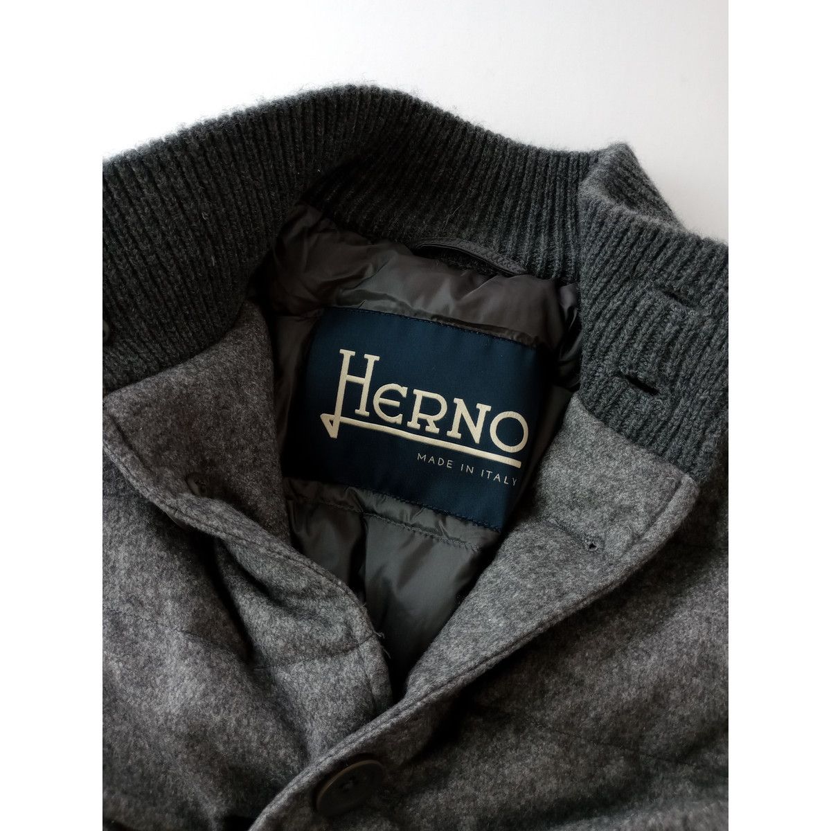 定価228800円 Herno ヘルノ シルク カシミア サキソニー×ローゲージ
