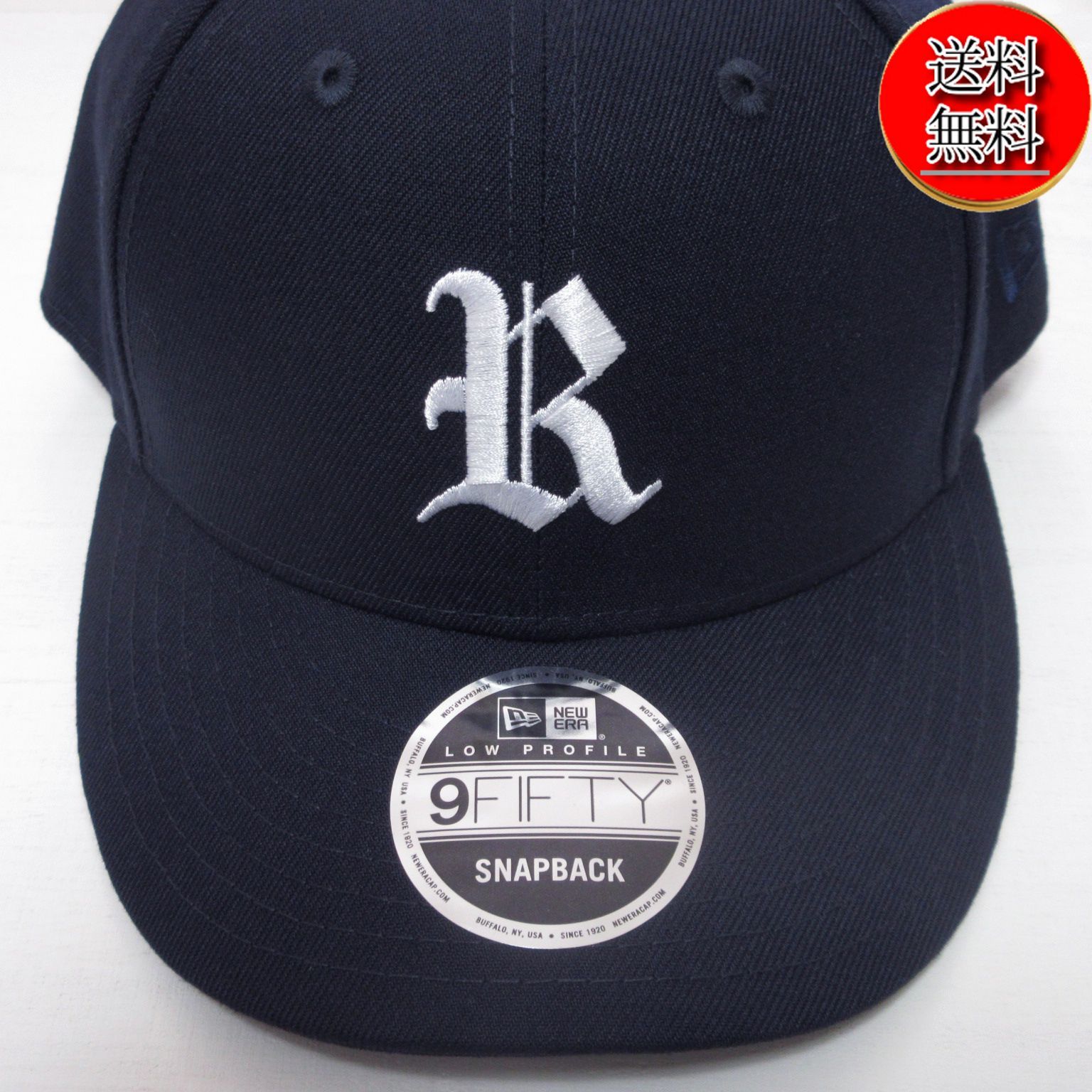 送料無料☆匿名配送☆新品】New Era for RHC R Logo Cap 9FIFTY Navy