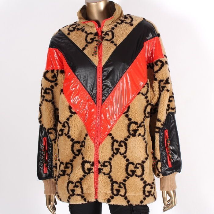 お値下げ！】 GUCCI グッチ GG ウール ジップ ジャケット 716385 XJEU6