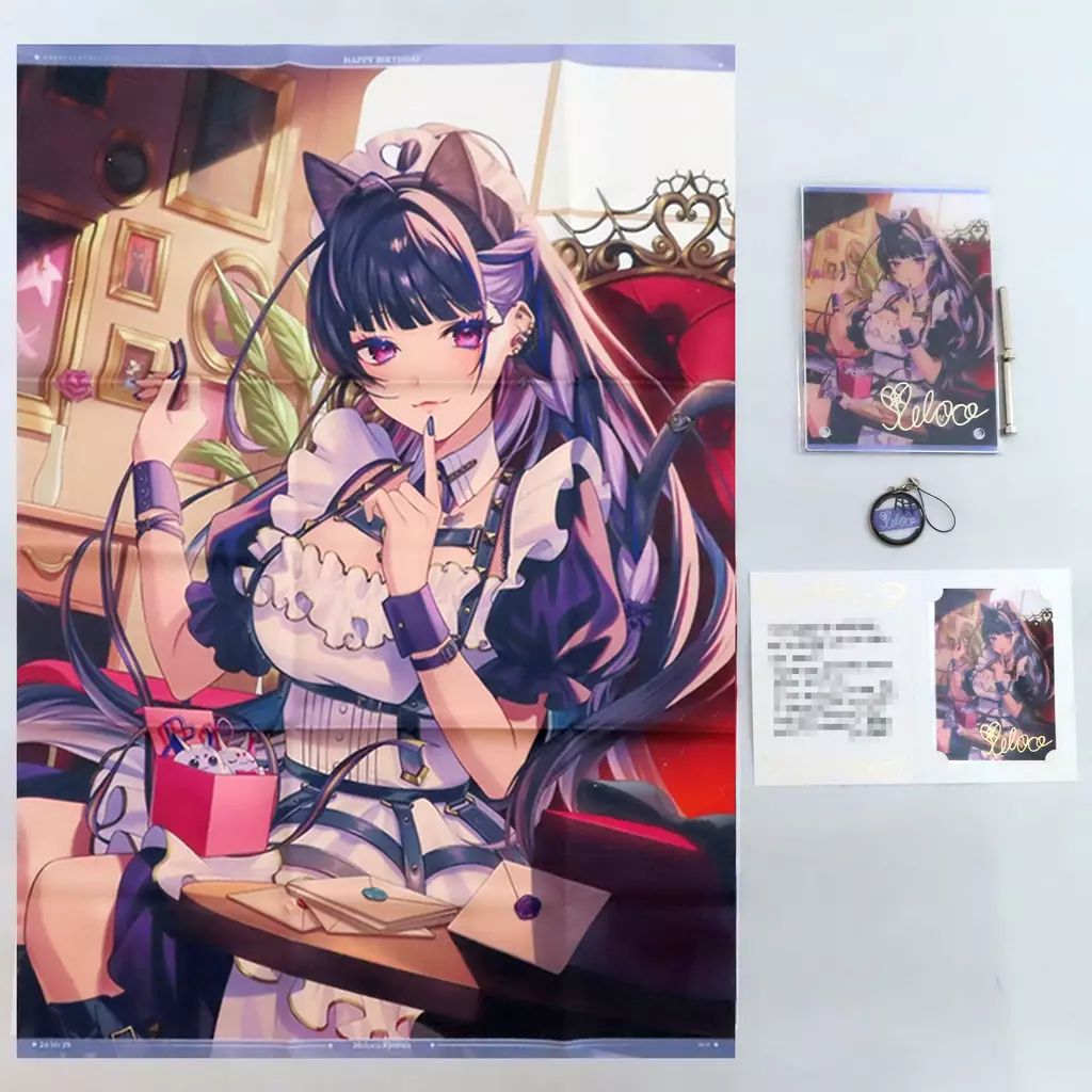 中古】グッズセット 狂蘭 メロコ 全力お祝いセット 「バーチャル