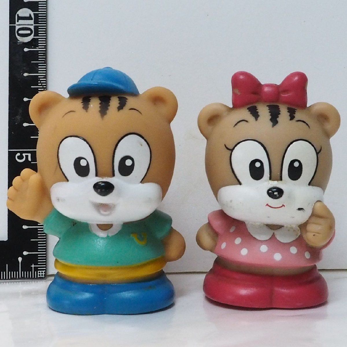 郵便貯金【ユウちゃん アイちゃん リス 動物 2個セット】ソフビ貯金箱