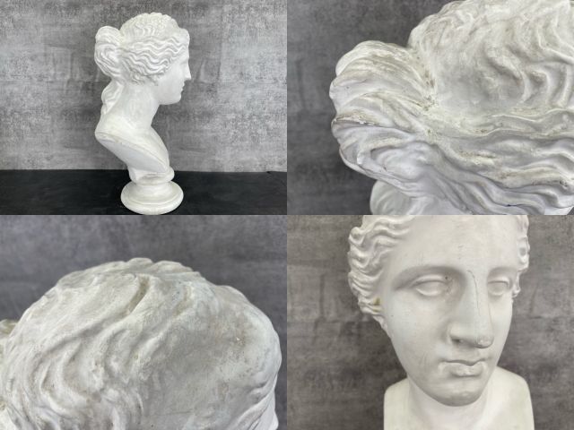 ミロのヴィーナス 石膏像 【中古】デッサン用 胸像 約27×32×61cm 石像