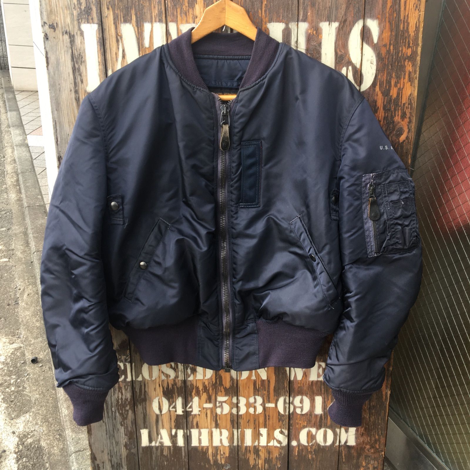 90's USA製【Alpha Industries】米空軍 B-15C MOD ビンテージ アルファ